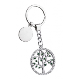 KEY RING LIFE TREE WITH STRASS
