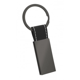 PORTACHIAVI RETTANGOLARE BRUNITO PU NERO