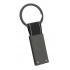 Брелок прямоугольный черненый из черной искусственной кожи Брелок прямоугольный черненый из черной искусственной кожи