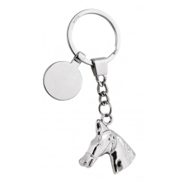 PORTACHIAVI TESTA DI CAVALLO CON GETTONE