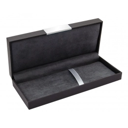 SMOOTH BLACK BOX WITH PLATE - NO PEN