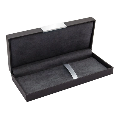 
                                            SMOOTH BLACK BOX WITH PLATE - NO PEN
                                            