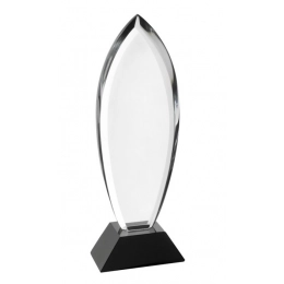 CRYSTAL TROPHY ROME H=292 x 21mm