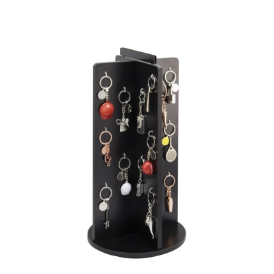 
                                            ROTATING BLACK KEYCHAIN DISPLAY
                                            