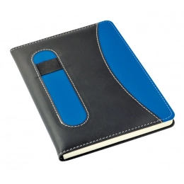 Блокнот синий/черный (без коробки)