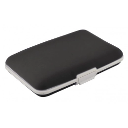 BUSINESS CARD HOLDER SILICONE BLACK