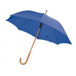 UMBRELLA BLUE WOODEN HANDLE d=105 cm