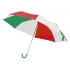 Складной зонт с итальянским флагом, диаметр 97 см Складной зонт с итальянским флагом, диаметр 97 см