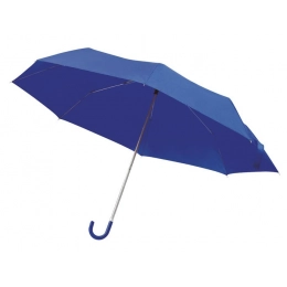 FOLDING UMBRELLA BLUE - PVC HANDLE Ø97cm