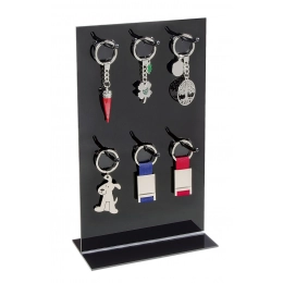 COUNTER DISPLAY STAND T PLEXI BLACK