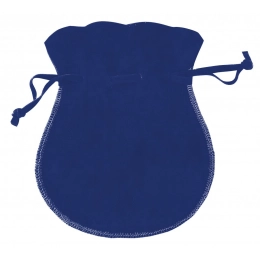 SACK AMPHORA-SHAPED DOUBLE-VELVET BLUE