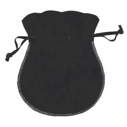 SACK AMPH.-SHAPED DOUB.-VELVET BLACK