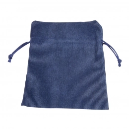 SACK CORDUROY BLUE 130X150