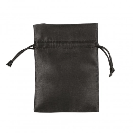 BLACK SACK IN SATIN 90X120 MM
