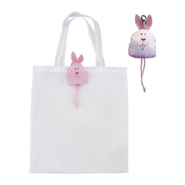FOLDABLE SHOPPING BAG RABBIT