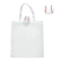 FOLDABLE SHOPPING BAG BASEBALL BALL