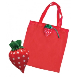 FOLDABLE SHOPPING BAG STRAWBERRY