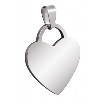 
                                            PENDANT STEEL HEART 26x30mm
                                            