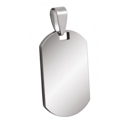 PENDANT STEEL PLATE 19x32mm