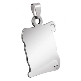 PENDANT PARCHMENT MEDIUM STEEL