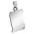 Подвеска из пергамента среднего размера, сталь Подвеска из пергамента среднего размера, сталь