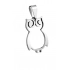 PENDANT OWL - STEEL