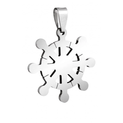 
                                            PENDANT BOAT'S WHEEL - STEEL
                                            