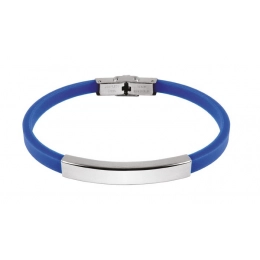 STEEL BRACELET AND BLUE EVA 0.50CM