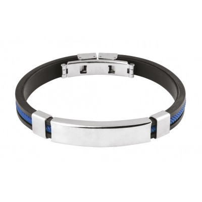 
                                                BLACK AND BLUE BRACELET
                                                