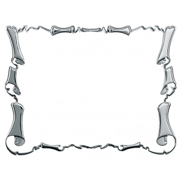 Белая тарелка для сублимации, 230x180 мм