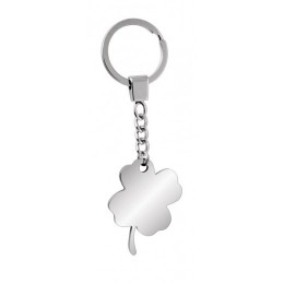 KEY CHAIN STEEL - FOUR-LEAVE CLOVER
