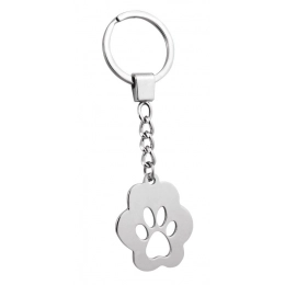 KEY CHAIN STEEL- PAW - NO BOX