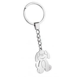 STEEL KEYCHAIN - DOG - NO BOX