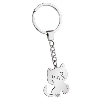
                                                Брелок из стали - Кот - Без коробки
                                                