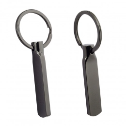 KEY RING BLACK CHROMED