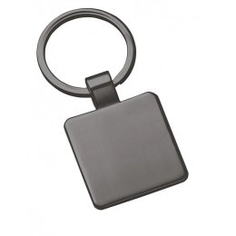 SQUARED KEYCHAIN BURNISHED