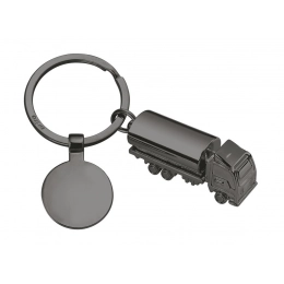 PORTACHIAVI CISTERNA BRUNITO CON GETTONE