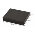 Металлический держатель для билетов, черный PU Металлический держатель для билетов, черный PU