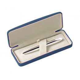 PEN BOX CAOUTCHOUC BLUE - PEN NOT INCL.