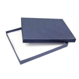 BLUE BOX-WHITE INSIDE 260X210X25
