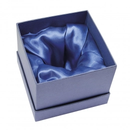 BLUE BOX SATIN 12X12X11CM