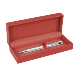 RED PU BOX FOR 1/2 PENS