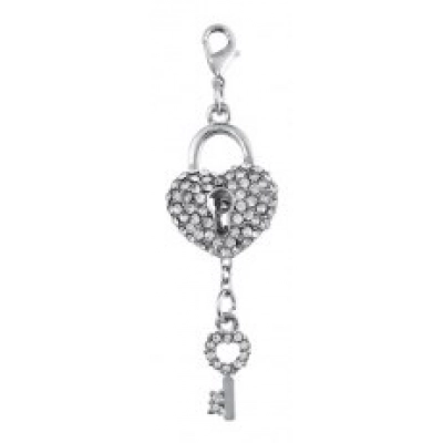 
                                                CHARM - KEY AND PADLOCK HEART
                                                