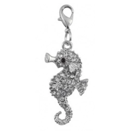 CHARM - SEAHORSE WITH STRASS