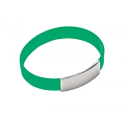 BRACELET FOR MAN GREEN SILICONE