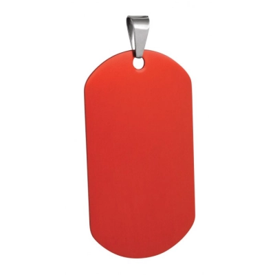 
                                            MARINES IDENTITY TAG ALUMINIUM RED
                                            