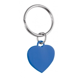 PENDANT BLUE HEART - 25x22 mm