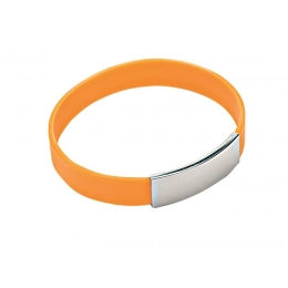 BRACELET FOR MAN SILICONE ORANGE