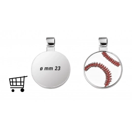 PLATE ROUND - BASEBALL - DIM. 1 EURO