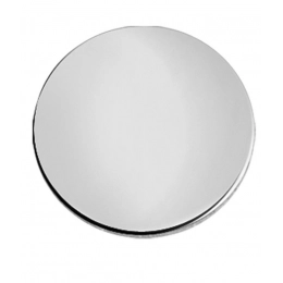 PLATE ROUND CHROMED diam. 25 mm
